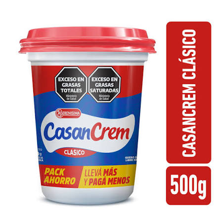 QUESO CASANCREM CLASICO  500 GRS ROJO